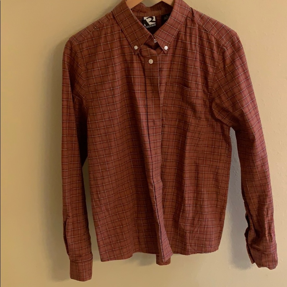Rockies plaid long-sleeve shirt